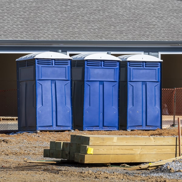 can i customize the exterior of the portable restrooms with my event logo or branding in Clyde